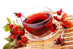 Cup Of Rosehip Tea Stock Photography Cup Of Rosehip Tea Stock Photography
