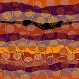 Curly waves pattern in Art Nouveau style. vector illustration Curly waves pattern in Art Nouveau style. vector illustration