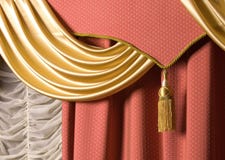 Curtain Royalty Free Stock Photography