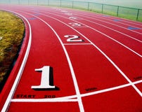 Curva en pista Curva en pista