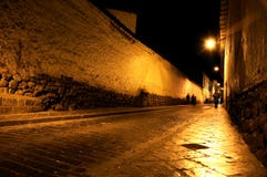 Cusco bij Nacht Stock Fotografie Cusco bij Nacht Stock Fotografie