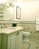 Custom bathroom with tile work
