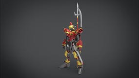 3d rendering of a mech standing on a isolated background royalty free illustration 3d rendering of a mech standing on a isolated background royalty free illustration