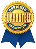 Customer Satisfaction Guaranteed Blue Gold