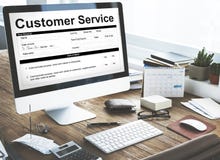 Customer Service Performance Data Application Form Concept royalty free stock image Customer Service Performance Data Application Form Concept royalty free stock image
