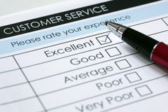 Customer service satisfaction survey