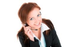 Customer Service -smile Royalty Free Stock Photo Customer Service -smile Royalty Free Stock Photo