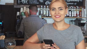The customer is waiting for her order stock photos The customer is waiting for her order stock photos