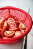 Cut Tomatoes Royalty Free Stock Photos