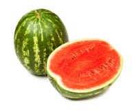 Cut Watermelon Stock Photography