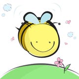 Cute Bee Royalty Free Stock Photos
