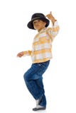 Cute Boy Dancing Royalty Free Stock Image