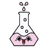 Cute Cartoon Science Beaker Royalty Free Stock Images Cute Cartoon Science Beaker Royalty Free Stock Images