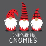 Cute Christmas Holiday Gnomes