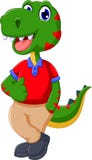 Cute dinosaur cartoon thumb up stock illustration Cute dinosaur cartoon thumb up stock illustration