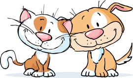 cute dog and cat vector illustration cartoon isolated vector illustration cute dog and cat vector illustration cartoon isolated vector illustration
