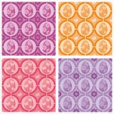 Cute Easter Patterns Stock Image
