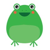 Cute Frog Vector Illustration Royalty Free Stock Photos - Image: 4090028