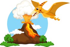 Cute Pterodactyl Cartoon Royalty Free Stock Photos Cute Pterodactyl Cartoon Royalty Free Stock Photos