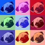 Pug Puppy Dog PopArt Vector Royalty Free Stock Photos Pug Puppy Dog PopArt Vector Royalty Free Stock Photos