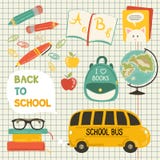 Cute school cartoon colection vector illustration Cute school cartoon colection vector illustration