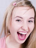Cute Smilling Blonde Girl Royalty Free Stock Photo