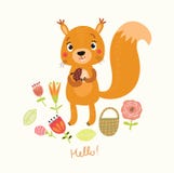 Cute squirrel stock illustration Cute squirrel stock illustration