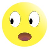 Cute Surprised on White Background. Isolated Illustration stock illustration Cute Surprised on White Background. Isolated Illustration stock illustration