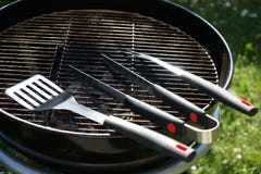 Cutlery For Sausages Barbecue Royalty Free Stock Photography Cutlery For Sausages Barbecue Royalty Free Stock Photography