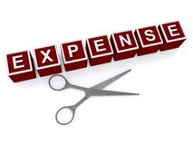 Cutting expense vector illustration Cutting expense vector illustration