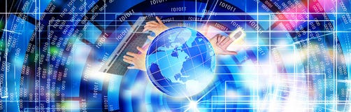 IT cyber technology.cyberspace Royalty Free Stock Photography IT cyber technology.cyberspace Royalty Free Stock Photography