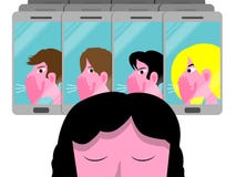 Cyber που φοβερίζει την εννοιολογική διανυσματική απεικόνιση διανυσματική απεικόνιση Cyber που φοβερίζει την εννοιολογική διανυσματική απεικόνιση διανυσματική απεικόνιση