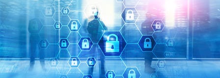 Cybersecurity, Informatieprivacy, gegevensbescherming, virus en spyware defensie royalty-vrije stock foto's Cybersecurity, Informatieprivacy, gegevensbescherming, virus en spyware defensie royalty-vrije stock foto's