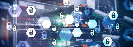 Cyberveiligheid, gegevensbescherming, informatieprivacy Internet en technologieconcept De serverruimte van de websitekopbal stock afbeeldingen Cyberveiligheid, gegevensbescherming, informatieprivacy Internet en technologieconcept De serverruimte van de websitekopbal stock afbeeldingen