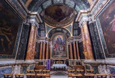 The Cybo or Saint Lawrence Chapel of Basilica of Santa Maria del stock photos The Cybo or Saint Lawrence Chapel of Basilica of Santa Maria del stock photos
