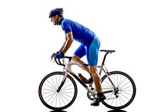 Cyclist cycling road bicycle silhouette stock image Cyclist cycling road bicycle silhouette stock image