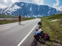 Beautiful Norwegian nature, mountains, roads stock photos Beautiful Norwegian nature, mountains, roads stock photos