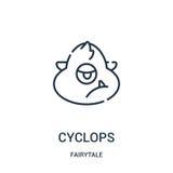 cyclops icon vector from fairytale collection. Thin line cyclops outline icon vector illustration vector illustration cyclops icon vector from fairytale collection. Thin line cyclops outline icon vector illustration vector illustration
