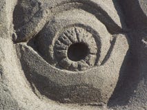 Cyclops Made out of Sand Stock Images Cyclops Made out of Sand Stock Images