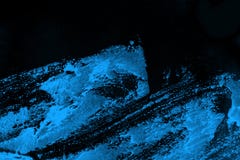 Czarna i błękitna ręka malująca tło tekstura z grunge muśnięcia uderzeniami obraz stock Czarna i błękitna ręka malująca tło tekstura z grunge muśnięcia uderzeniami obraz stock