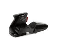 Czarny i czerwony joystick odizolowywający obrazy stock Czarny i czerwony joystick odizolowywający obrazy stock