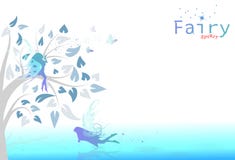 Czarodziejski fantazji i motyla latanie w kwiecistym ogródzie niebo ab royalty ilustracja Czarodziejski fantazji i motyla latanie w kwiecistym ogródzie niebo ab royalty ilustracja