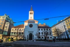 Czech National Church in Vienna royalty free stock photography Czech National Church in Vienna royalty free stock photography