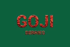 Czerwony Goji jagod tekstury tekst Weganin, jarosz, Super jedzenie i detox jedzenie, royalty ilustracja Czerwony Goji jagod tekstury tekst Weganin, jarosz, Super jedzenie i detox jedzenie, royalty ilustracja