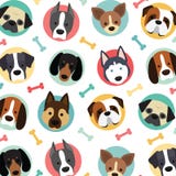 Cães bonitos ajustados Imagens de Stock Cães bonitos ajustados Imagens de Stock