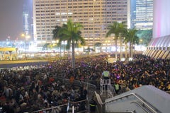 Célébration de nouvelle année en Hong Kong 2016 photos stock Célébration de nouvelle année en Hong Kong 2016 photos stock