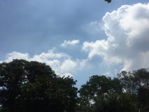 Céu desobstruído com nuvens imagens de stock Céu desobstruído com nuvens imagens de stock