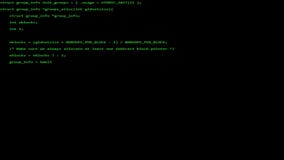 Código programado de C++ que corre abajo de un terminal de pantalla de ordenador Código programado de C++ que corre abajo de un terminal de pantalla de ordenador