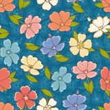 Cópia floral Teste padrão sem emenda Ornamento botânico ilustração royalty free Cópia floral Teste padrão sem emenda Ornamento botânico ilustração royalty free