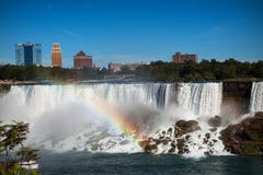 Côté des USA de chutes du Niagara photos libres de droits Côté des USA de chutes du Niagara photos libres de droits